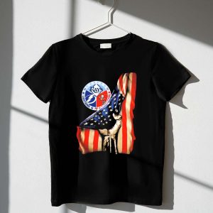 American Flag Fist T-Shirt - Tampa Bay Rays, Lightning & Buccaneers Design