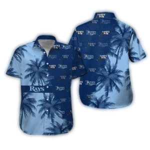 Tampa Bay Rays Many Logo And Coconut Hawaiian Shirt
