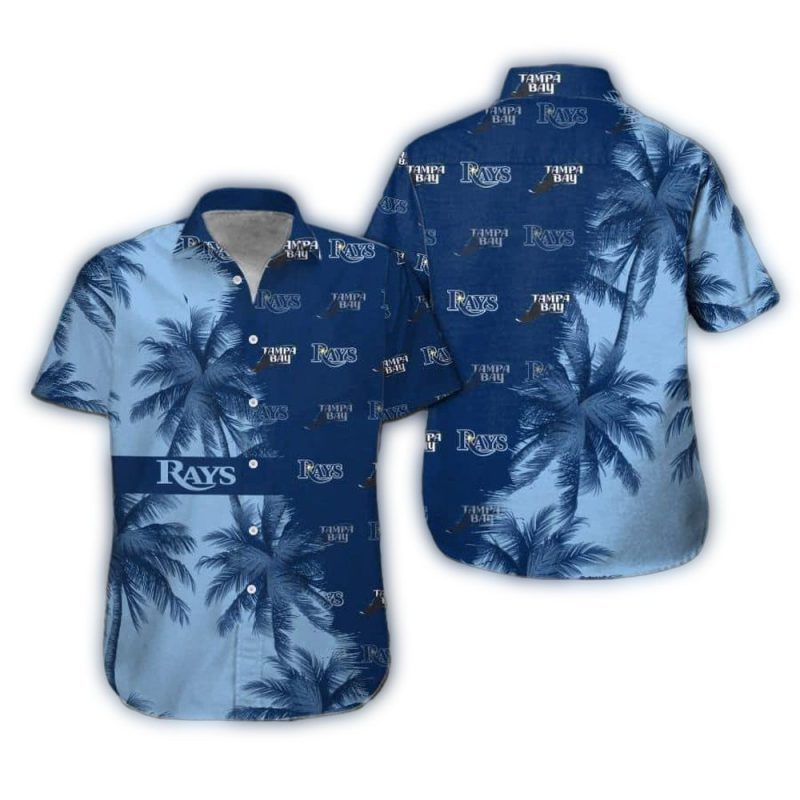 Tampa Bay Rays Many Logo and Coconut Hawaiian Shirt 1