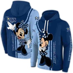 Tampa Bay Rays Minnie Mouse All Over Print Hoodie