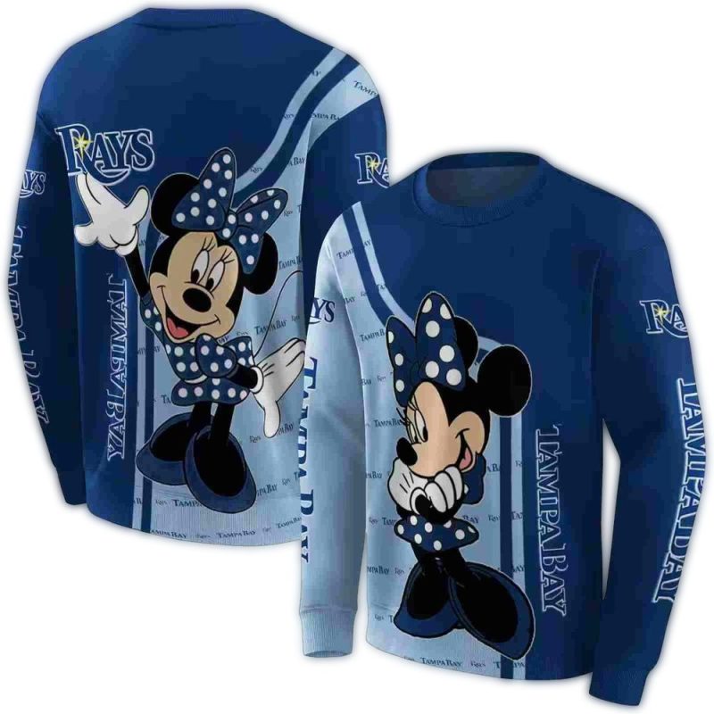 Tampa Bay Rays Minnie Mouse AOP Sweatshirt 1