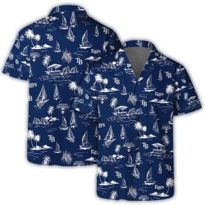 Tampa Bay Rays Nautical Escape Hawaiian Shirt