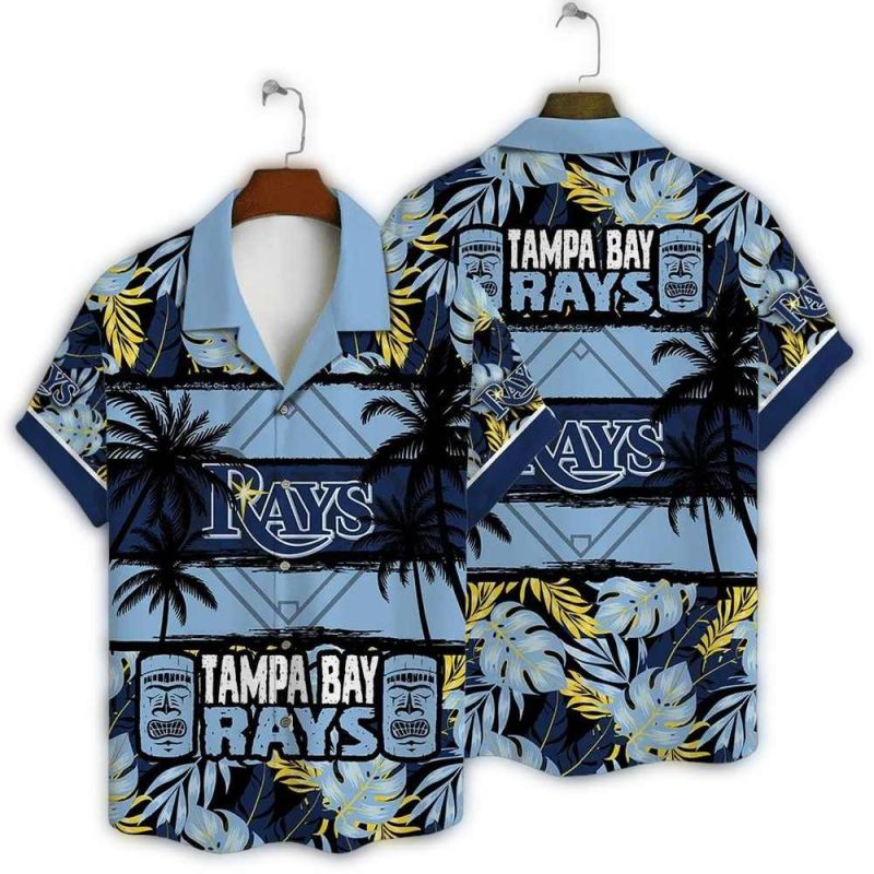 Tampa Bay Rays Palm Paradise Hawaiian Shirt 1