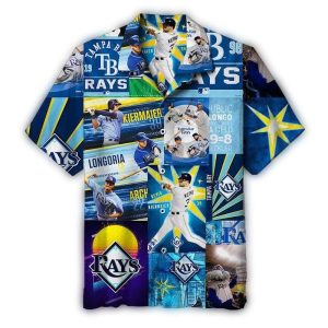 Tampa Bay Rays Players Baseball Hawaiian Shirt