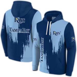 Tampa Bay Rays Splatter Effect All Over Print Hoodie