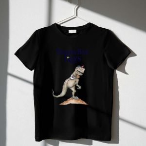 Tampa Bay Rays T-Rex Baseball Throw T-Shirt For Fans
