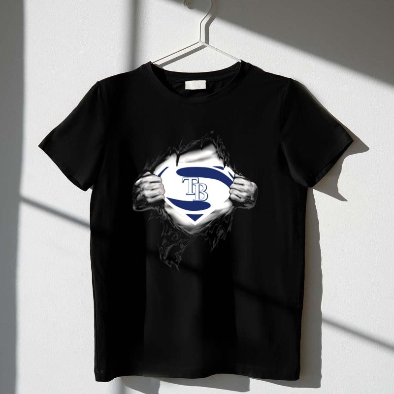Tampa Bay Rays TB Super Man Logo Reveal T Shirt t shirt 1 1