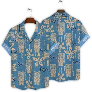 Tampa Bay Rays Tiki Icon Hawaiian Shirt