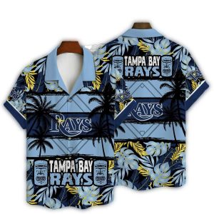Tampa Bay Rays Tiki Leafs Coconut Tropical Hawaiian Shirt