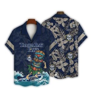 Tampa Bay Rays Tiki Tropical Hawaiian Shirt