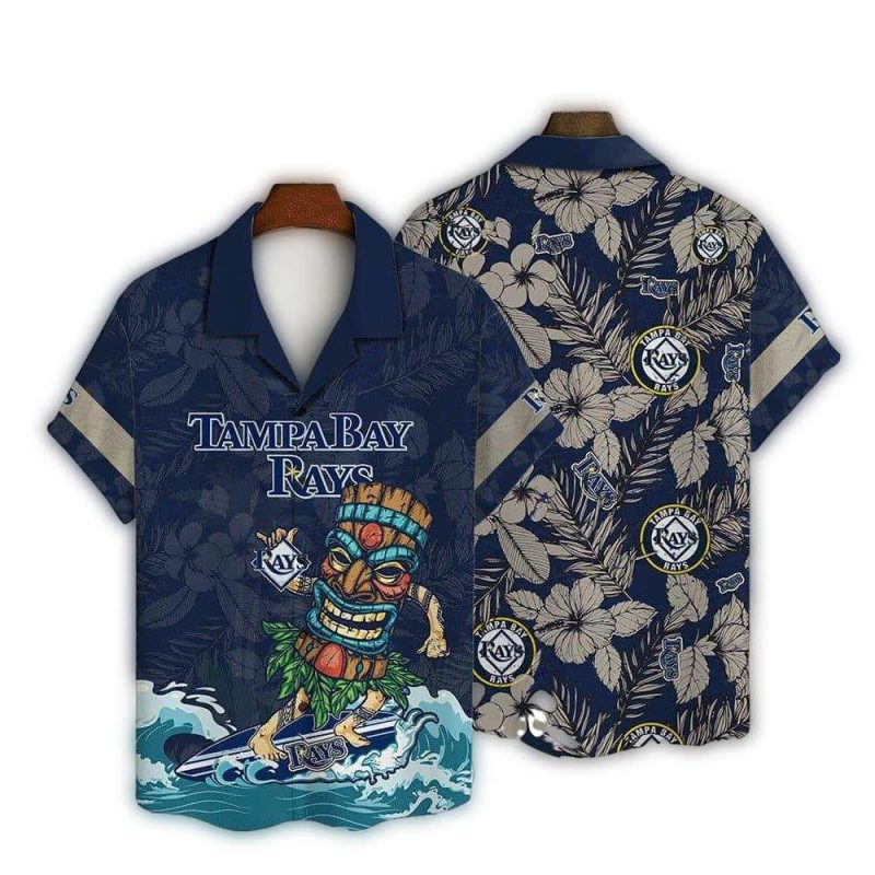 Tampa Bay Rays Tiki Tropical Hawaiian Shirt 1
