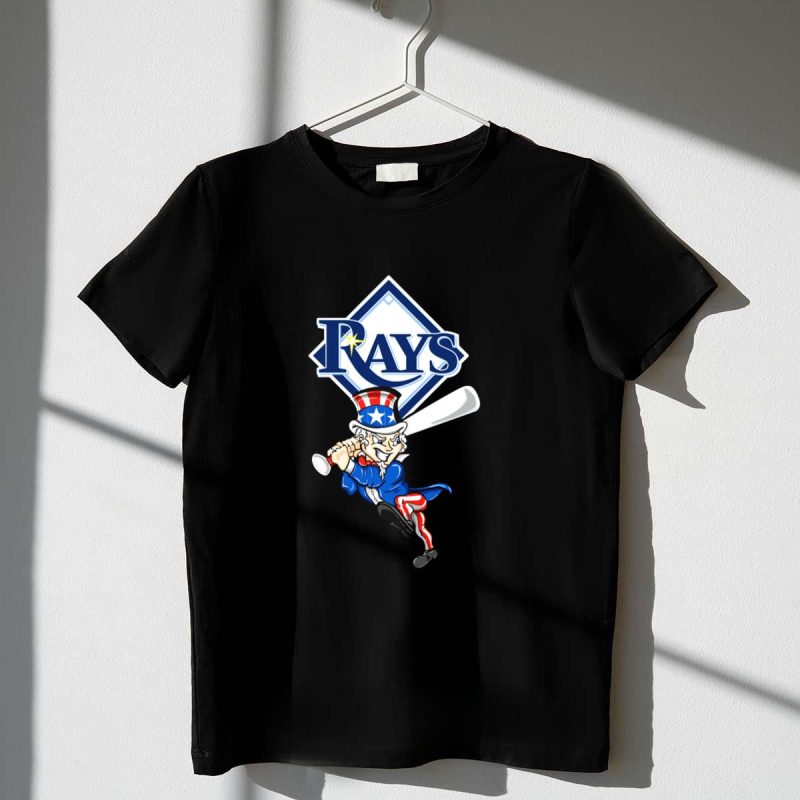 Tampa Bay Rays Uncle Sam Baseball 4th July T Shirt t shirt 1 1