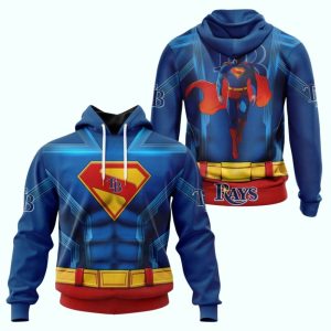 Tampa Bay Rays X Superman All Over Print Hoodie