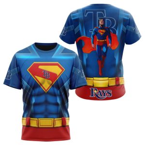 Tampa Bay Rays X Superman All Over Print T-Shirt