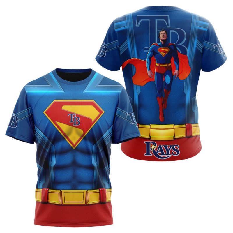 Tampa Bay Rays X Superman AOP T Shirt 1