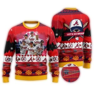 Atlanta Braves Christmas Ugly Sweater For Team Celebration Fans