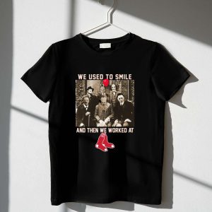 Boston Red Sox Team Horror T-Shirt - From Smiles to the Field