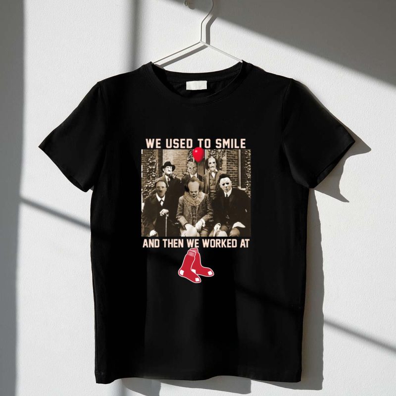 Boston Red Sox Team Horror T-Shirt - From Smiles to the Field