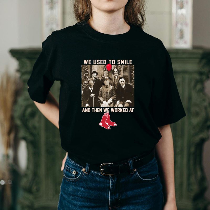 Boston Red Sox Team Horror T-Shirt - From Smiles to the Field - Image 2