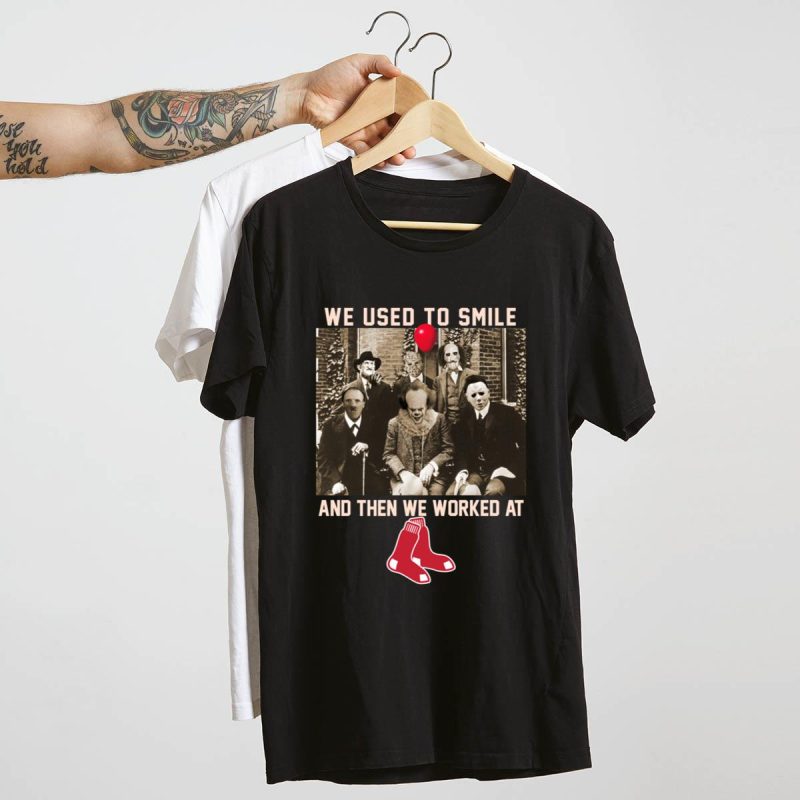 Boston Red Sox Team Horror T-Shirt - From Smiles to the Field - Image 4