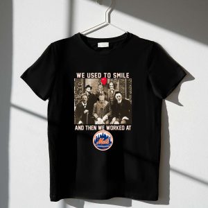 Team Horror Vintage T-Shirt - We Used To Smile At New York Mets