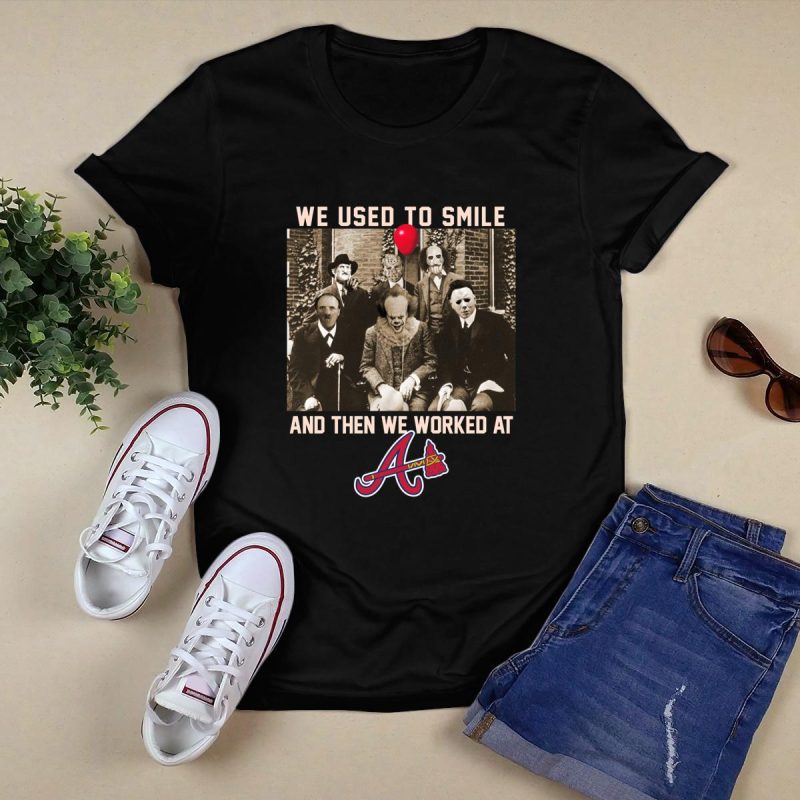 Atlanta Braves Team Horror T-Shirt: From Smiles To Game Day Spirit - Image 5