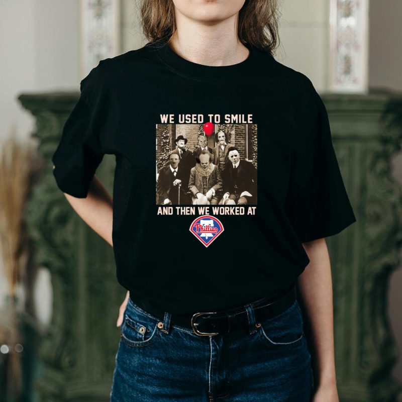 Philadelphia Phillies 'Team Horror' Nostalgic T-Shirt - Vintage Baseball Tee - Image 2