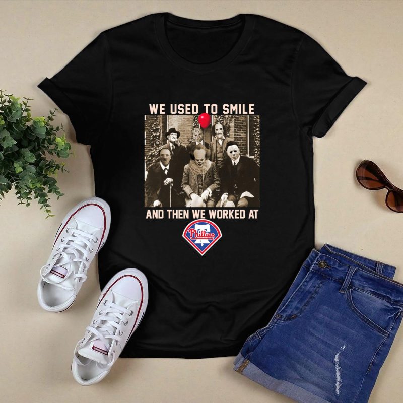 Philadelphia Phillies 'Team Horror' Nostalgic T-Shirt - Vintage Baseball Tee - Image 5
