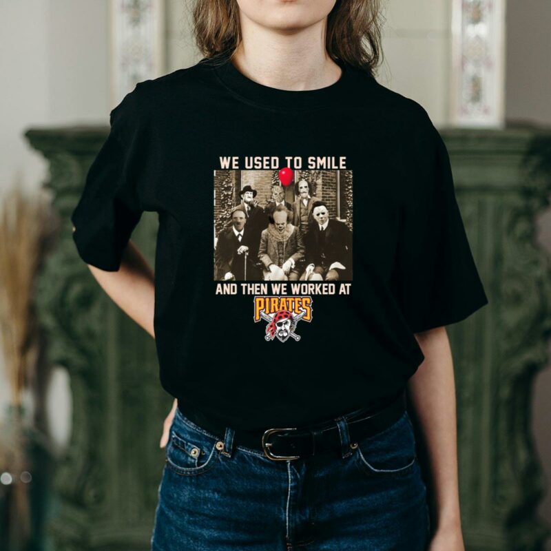 Pittsburgh Pirates Team Horror Graphic T-Shirt - Unisex Gift for Fans - Image 2
