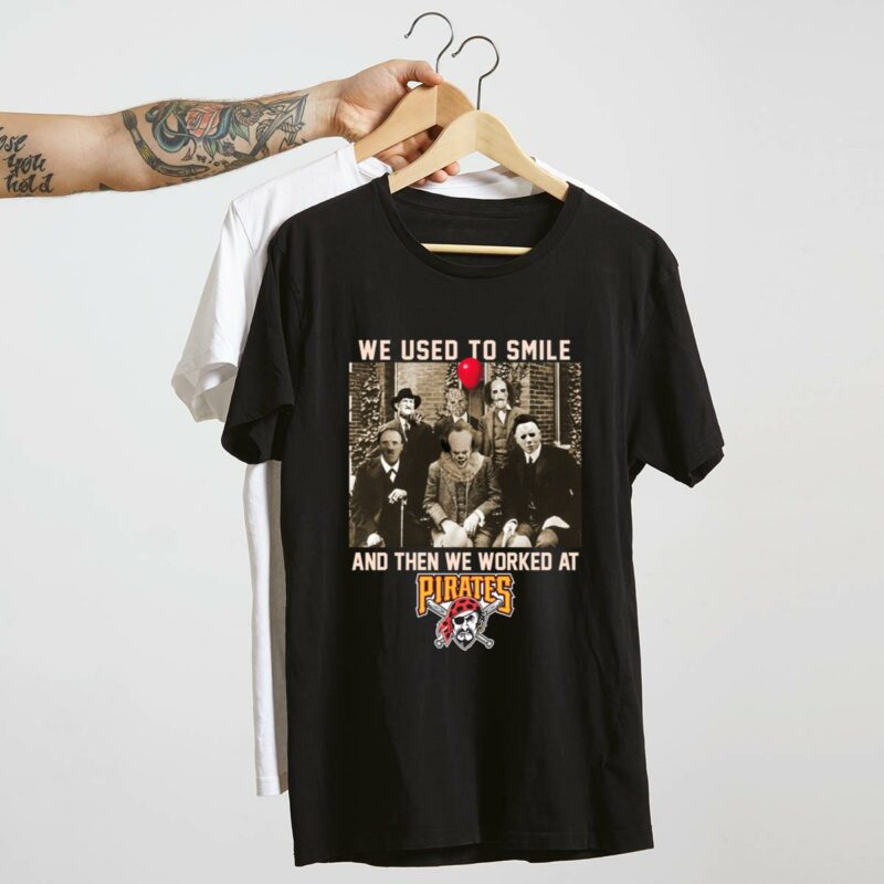 Pittsburgh Pirates Team Horror Graphic T-Shirt - Unisex Gift for Fans - Image 4