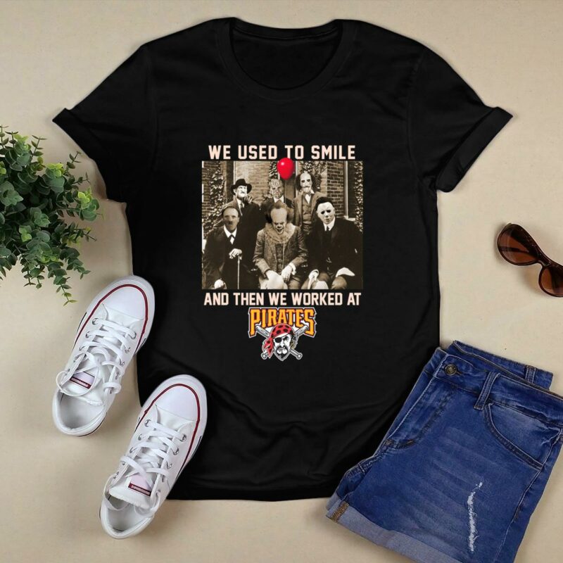 Pittsburgh Pirates Team Horror Graphic T-Shirt - Unisex Gift for Fans - Image 5
