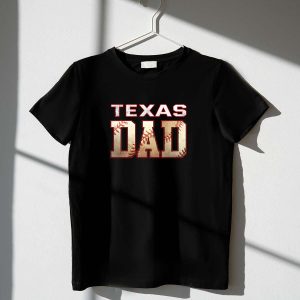 Funny Texas Dad Baseball T-Shirt - Texas Rangers Club Classic Tee