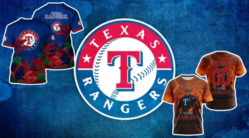 Texas Rangers AOP T Shirt