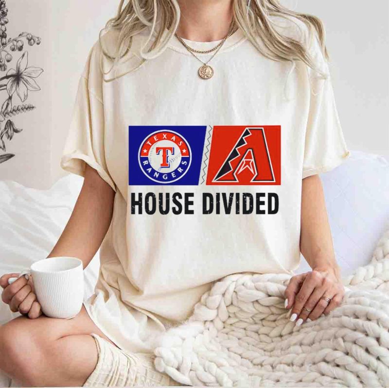 Texas Rangers Arizona Diamondbacks House Divided T Shirt t shirt 1 1 1