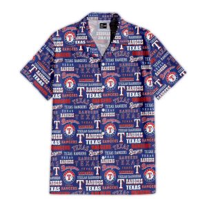 Texas Rangers Adventure Hawaiian Shirt - Perfect For Game Day Fun!