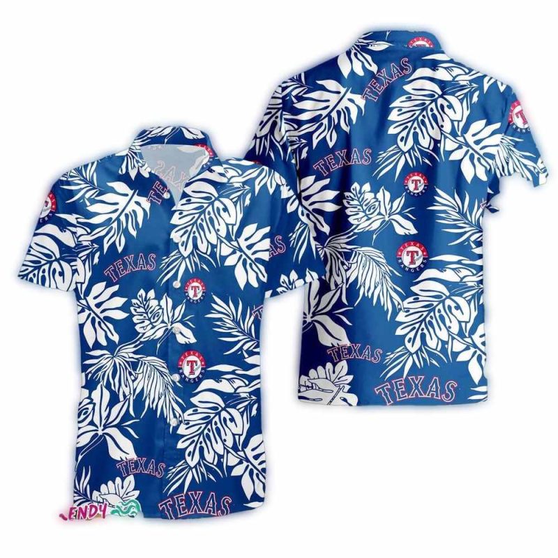 Texas Rangers Baseball Aloha Fan Beach Hawaiian Shirt 1
