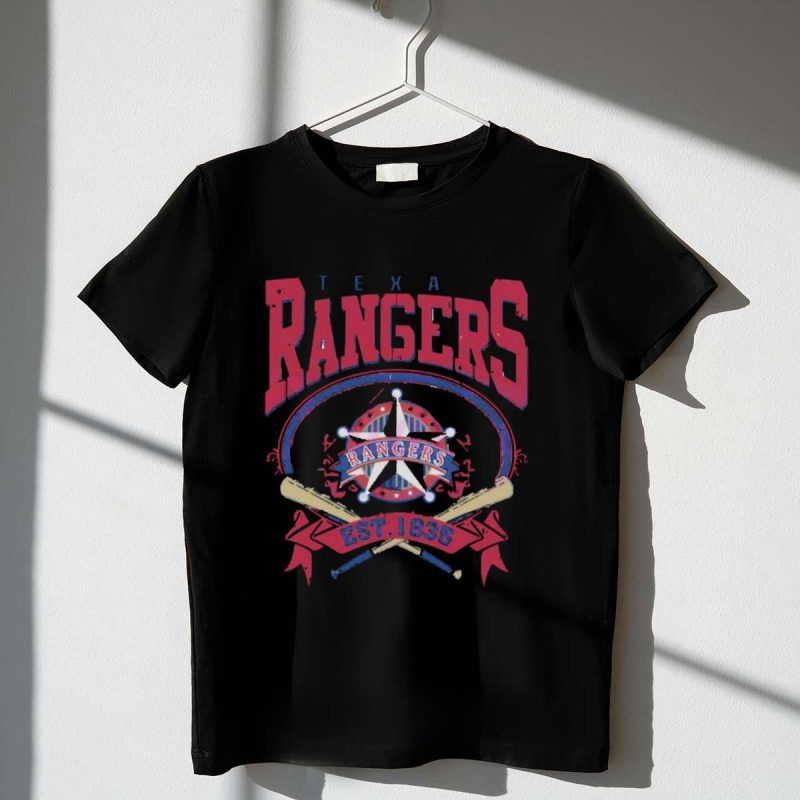 Texas Rangers Baseball Est 1835 Vintage 90s T Shirt t shirt 1 1