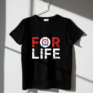 Texas Rangers Baseball Fan Commitment T-Shirt - For Life Supporters