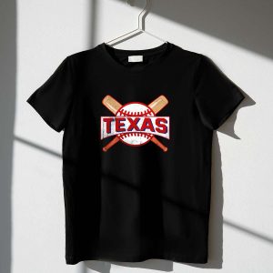 Texas Rangers Baseball Love T-Shirt - Perfect Fan Apparel