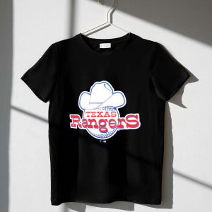 Texas Rangers Cooperstown Collection Baseball T-Shirt With Cowboy Hat Design