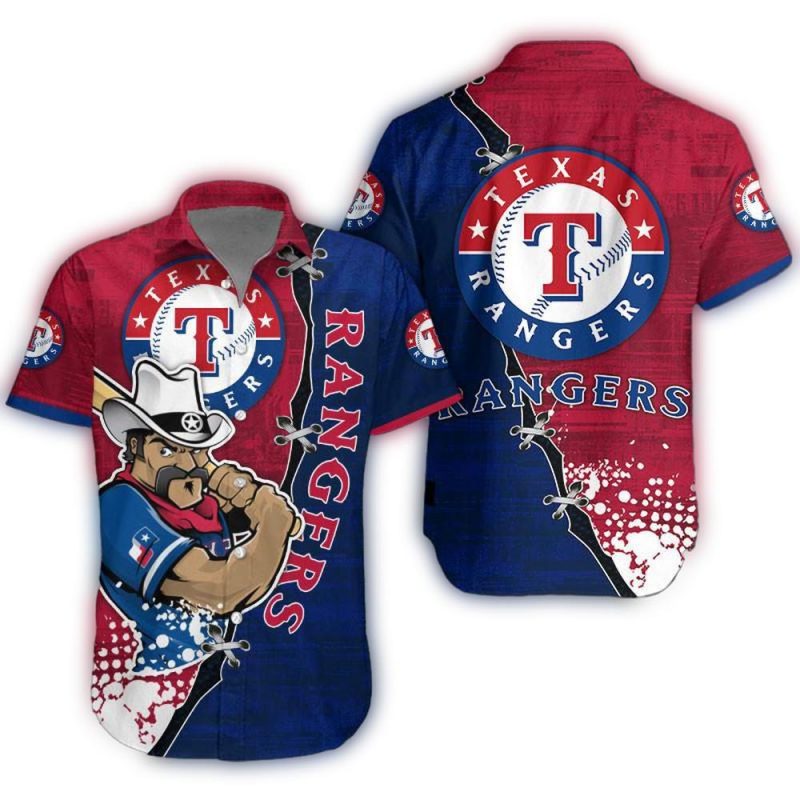 Texas Rangers Cowboy Spirit Hawaiian Shirt 1