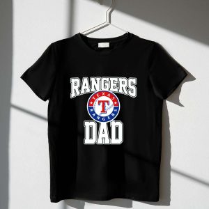 Texas Rangers Dad Official Logo T-Shirt - Support Your Team In Style!