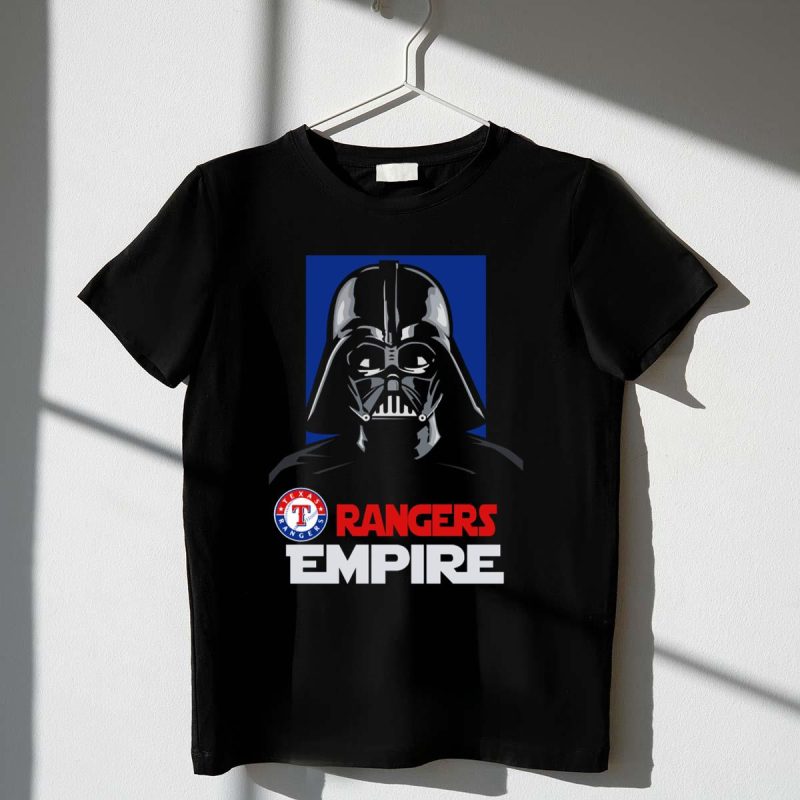 Texas Rangers Empire Darth Vader Iconic Crossover T Shirt t shirt 1 1