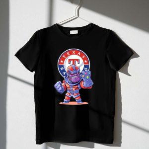 Texas Rangers Thanos Inspired T-Shirt For Fans – Assemble In Style!