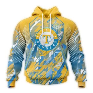 Texas Rangers Fearless Against Childhood Cancers All-Over Print Hoodie