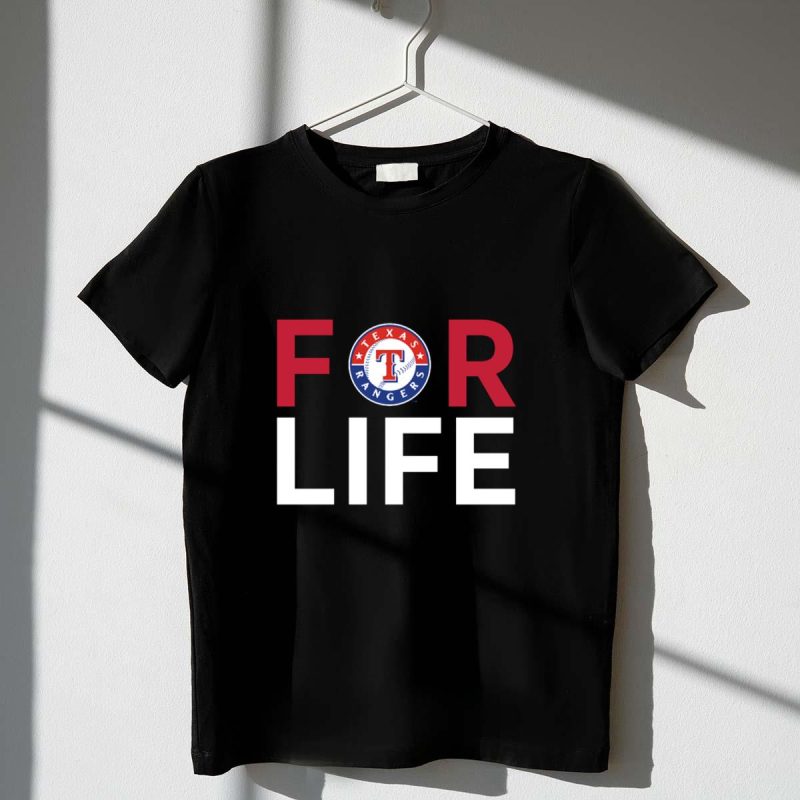 Texas Rangers For Life Fans Loyalty Emblem T Shirt t shirt 1 1