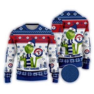 Texas Rangers Grinch Winter Wonderland Ugly Sweater