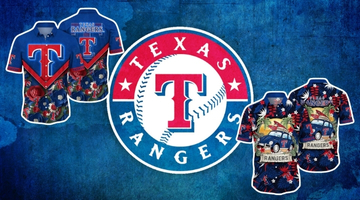 Texas Rangers Hawaiian Shirt