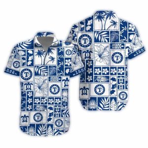 Texas Rangers Island Breeze Hawaiian Shirt For Men - Tropical Style
