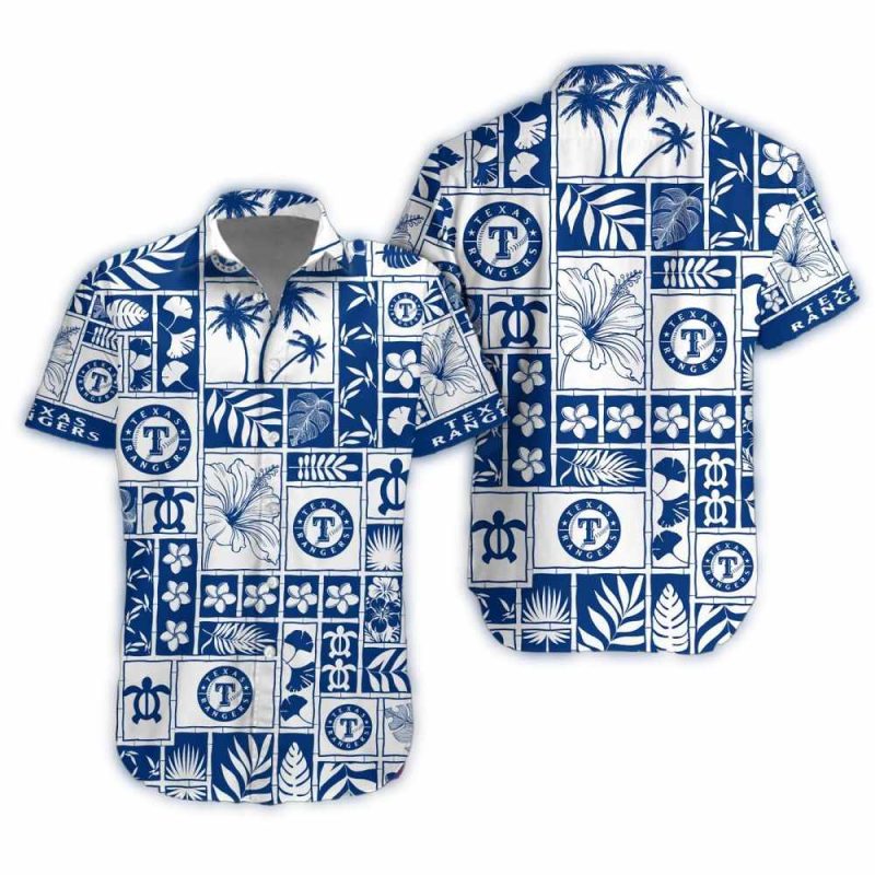 Texas Rangers Island Breeze Hawaiian Shirt 1